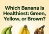 Green, Yellow, or Brown Bananas: Which Stage Is Actually the Healthiest?