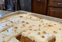 Carrot Cake Bars with Cream Cheese Frosting