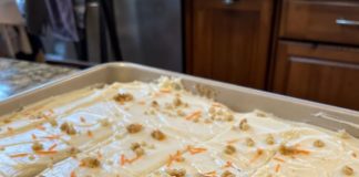 Carrot Cake Bars with Cream Cheese Frosting