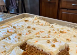 Carrot Cake Bars with Cream Cheese Frosting
