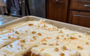 Carrot Cake Bars with Cream Cheese Frosting