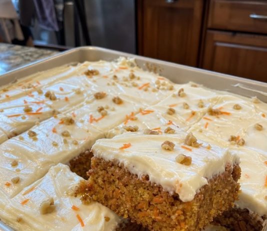 Carrot Cake Bars with Cream Cheese Frosting