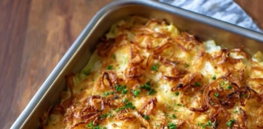 Polish Potato & Cabbage Casserole