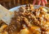 Ground Beef and Gravy Over Mashed Potatoes