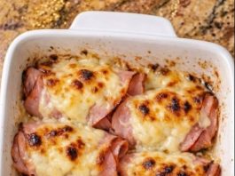 Low-Carb Ham and Cheese Egg Bakes