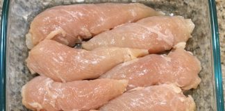 Throw Raw Chicken Tenderloins in the Glass Casserole Dish and 4 Simple Ingredients to Get a Meal So Delicious Your Whole Family Will Be Begging for More