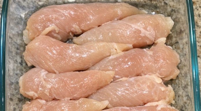 Throw Raw Chicken Tenderloins in the Glass Casserole Dish and 4 Simple Ingredients to Get a Meal So Delicious Your Whole Family Will Be Begging for More