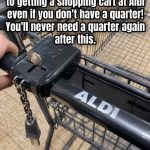 How to Shop at Aldi If You Forgot a Quarter