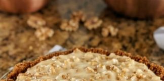Walnut Cream Pie