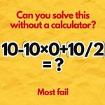If You’re Smart Enough to Solve This Tricky Math Riddle