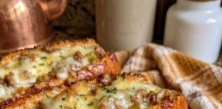 Cheesy Beef Hot Dog Buns