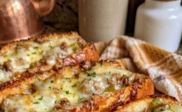 Cheesy Beef Hot Dog Buns