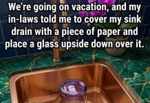 The Forgotten Pre-Vacation Ritual: The Truth About the “Upside-Down Glass” Sink Hack (And How to Truly Protect Your Home’s Peace)