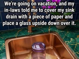 The Forgotten Pre-Vacation Ritual: The Truth About the “Upside-Down Glass” Sink Hack (And How to Truly Protect Your Home’s Peace)