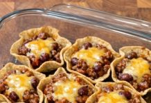 Oven-Baked 3-Ingredient Beef Chili Scoops