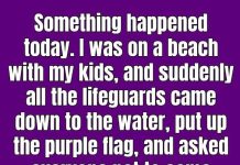 The Meaning of a Purple Flag at the Beach