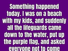 The Meaning of a Purple Flag at the Beach