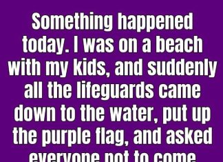 The Meaning of a Purple Flag at the Beach