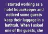 Why You Should Put Luggage in Your Hotel Room’s Bathtub