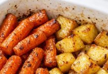 An older Amish woman taught me this 4 ingredient root vegetable bake and it has completely transformed my spring dinners