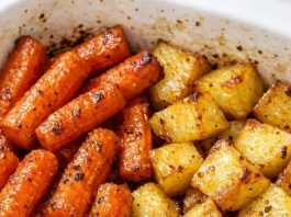 An older Amish woman taught me this 4 ingredient root vegetable bake and it has completely transformed my spring dinners