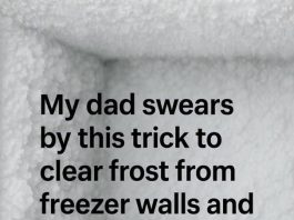 My dad swears by this trick to clear frost from freezer walls and it takes just 7 mins. Here’s how it works