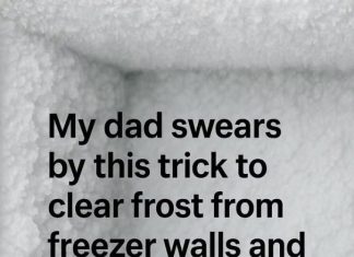 My dad swears by this trick to clear frost from freezer walls and it takes just 7 mins. Here’s how it works