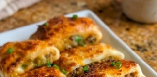 Cheesy Beef Taco Pockets