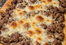 My husband requests this hearty meal every July when the grandkids visit and it only takes 4 ingredients to bake something everyone devours.