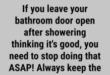 Is It Better to Leave the Bathroom Door Open or Closed After Taking a Shower or Bath?