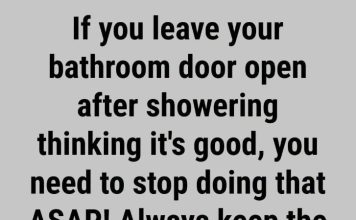 Is It Better to Leave the Bathroom Door Open or Closed After Taking a Shower or Bath?