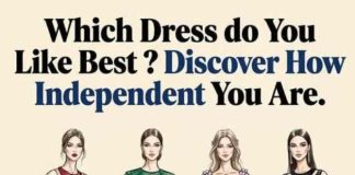 Which Dress do You Like Best? Discover How Independent You Are.