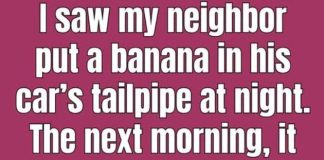 What Really Happens If You Put a Banana in a Car’s Tailpipe?