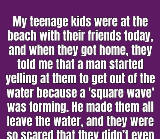 What To Do In The Event Of Seeing Square Waves In The Ocean
