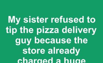 My sister refused to tip the pizza delivery guy because the store already charged a huge delivery fee. Does the delivery fee count as the tip?