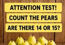 Attention Test! Count the Pears.
