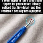 How to Properly Use the Seam Ripper