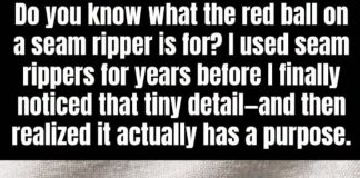 How to Properly Use the Seam Ripper