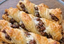 4-Ingredient Beef Puff Pastry Twists
