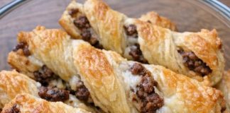 4-Ingredient Beef Puff Pastry Twists