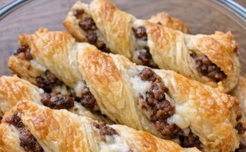 4-Ingredient Beef Puff Pastry Twists