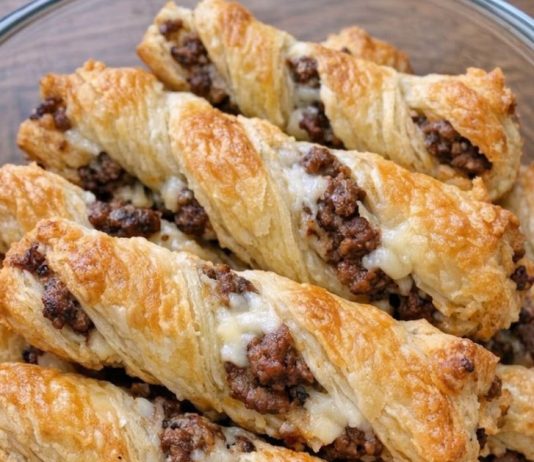 4-Ingredient Beef Puff Pastry Twists