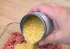 Pour Canned Creamed Corn Over Raw Crumbled Ground Beef, Combined With 3 Ingredients, Into a Glass Baking Dish for a Hearty Dinner That’s My Default