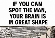 If You Can Spot the Man, Your Brain Is in Great Shape