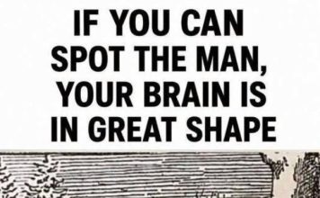 If You Can Spot the Man, Your Brain Is in Great Shape
