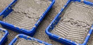 Fill Cheap Ribbed Plastic Paint Trays With Wet Cement and 2 Garage Items, and You Absolutely Will Not Believe What This Turns Into