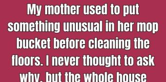 That’s Why You Need to Put a Bay Leaf in the Mop Bucket