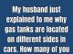 Why are Gas Tanks Located on Different Sides in Various Cars?
