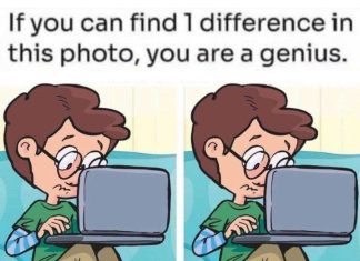 Computer Dad and Kid Tablet Puzzles: Spot 1 Difference.