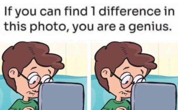 Computer Dad and Kid Tablet Puzzles: Spot 1 Difference.